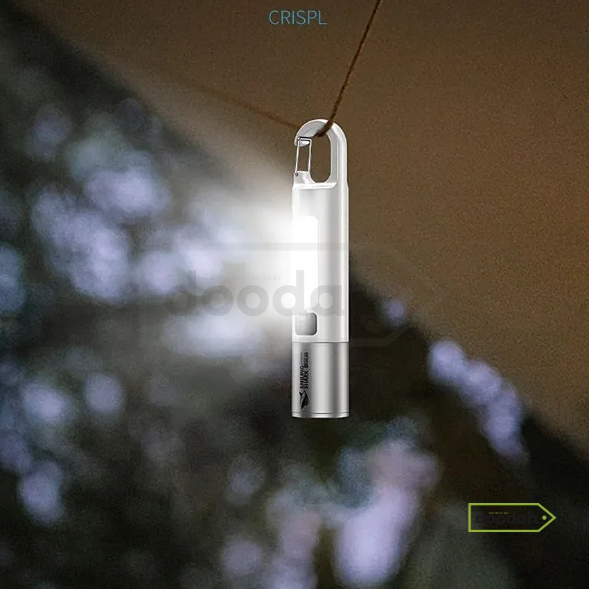 Багатофункціональний ліхтар COB / LED / USB Type-C / IP33 - CARPRIE Smiling Shark SD1019 White